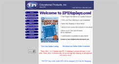 Desktop Screenshot of epidisplays.com